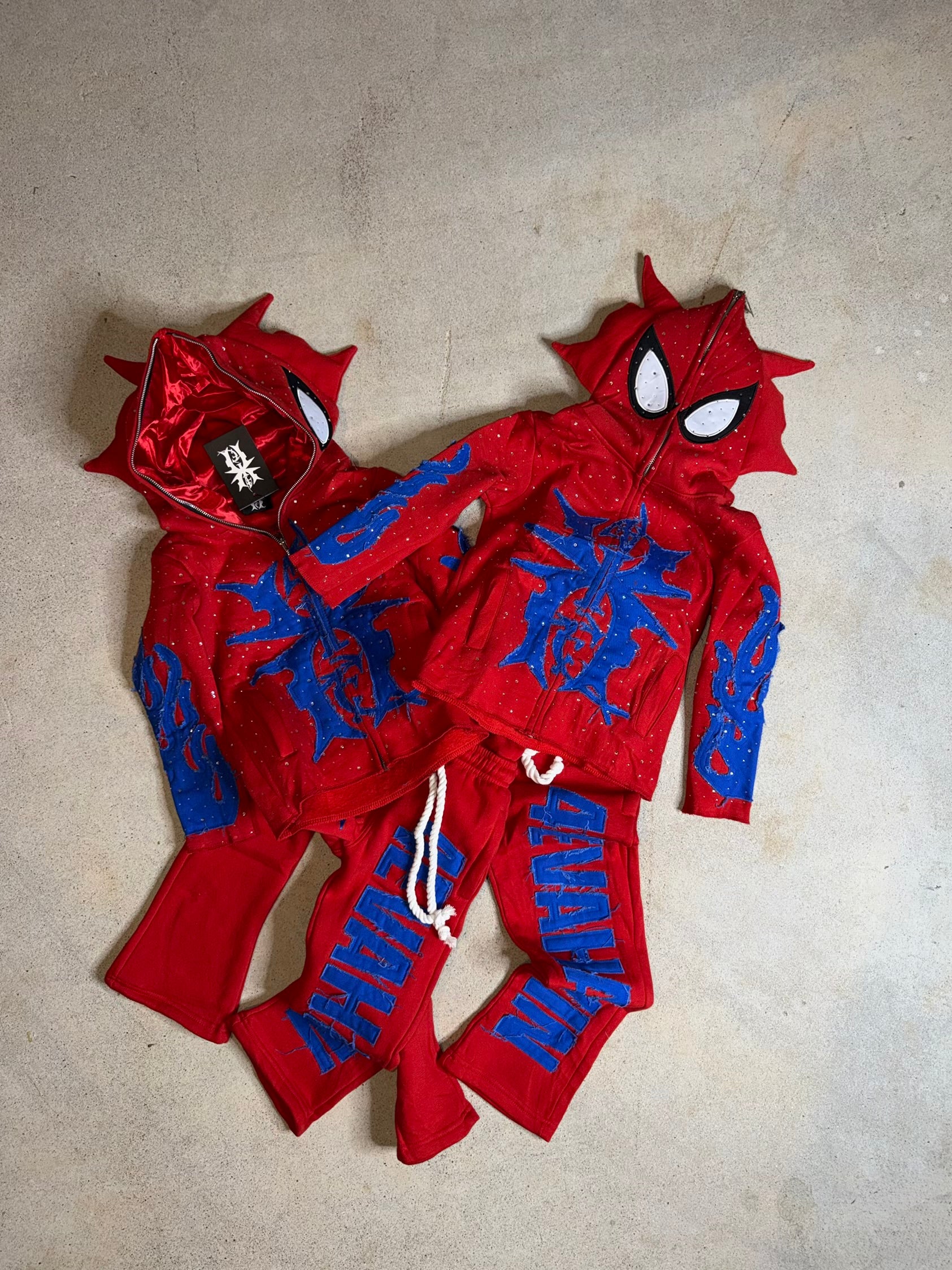 SPIDEY 4EVAHAVIN FULL ZIP SET