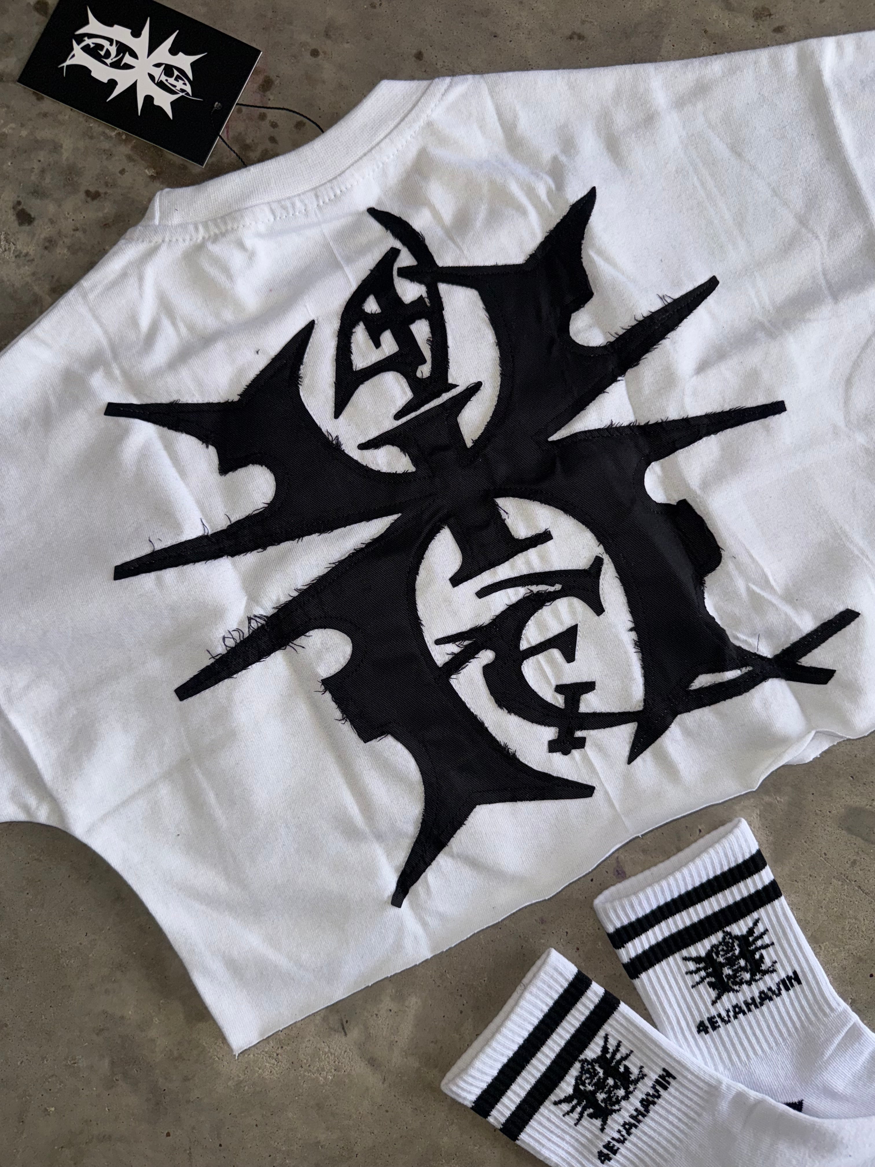 4EH PANDA BOXY & CROPPED BOXY TEE "ADULTS"