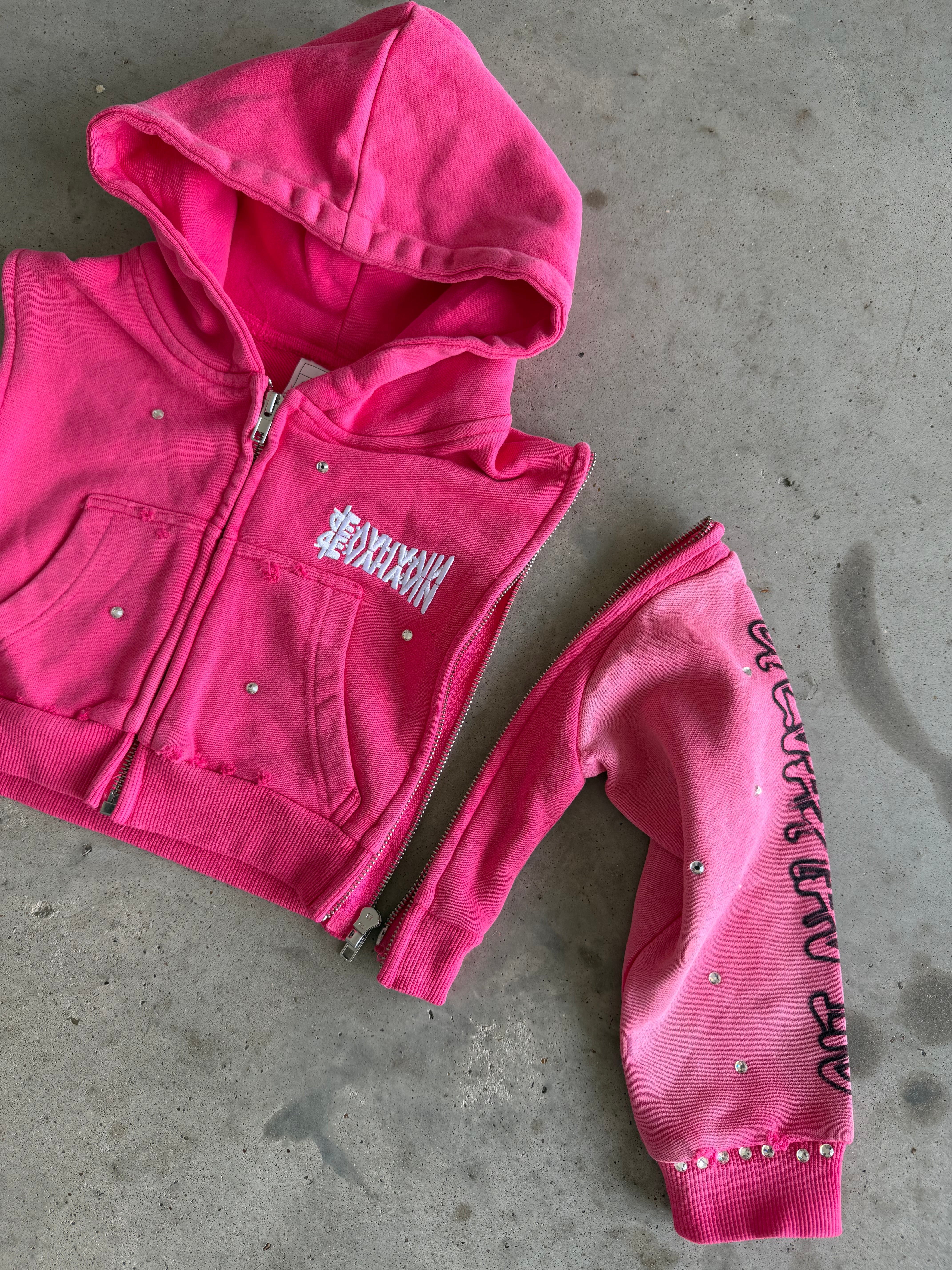 PINK COTTON CANDY DETACHABLE JACKET "KIDS"