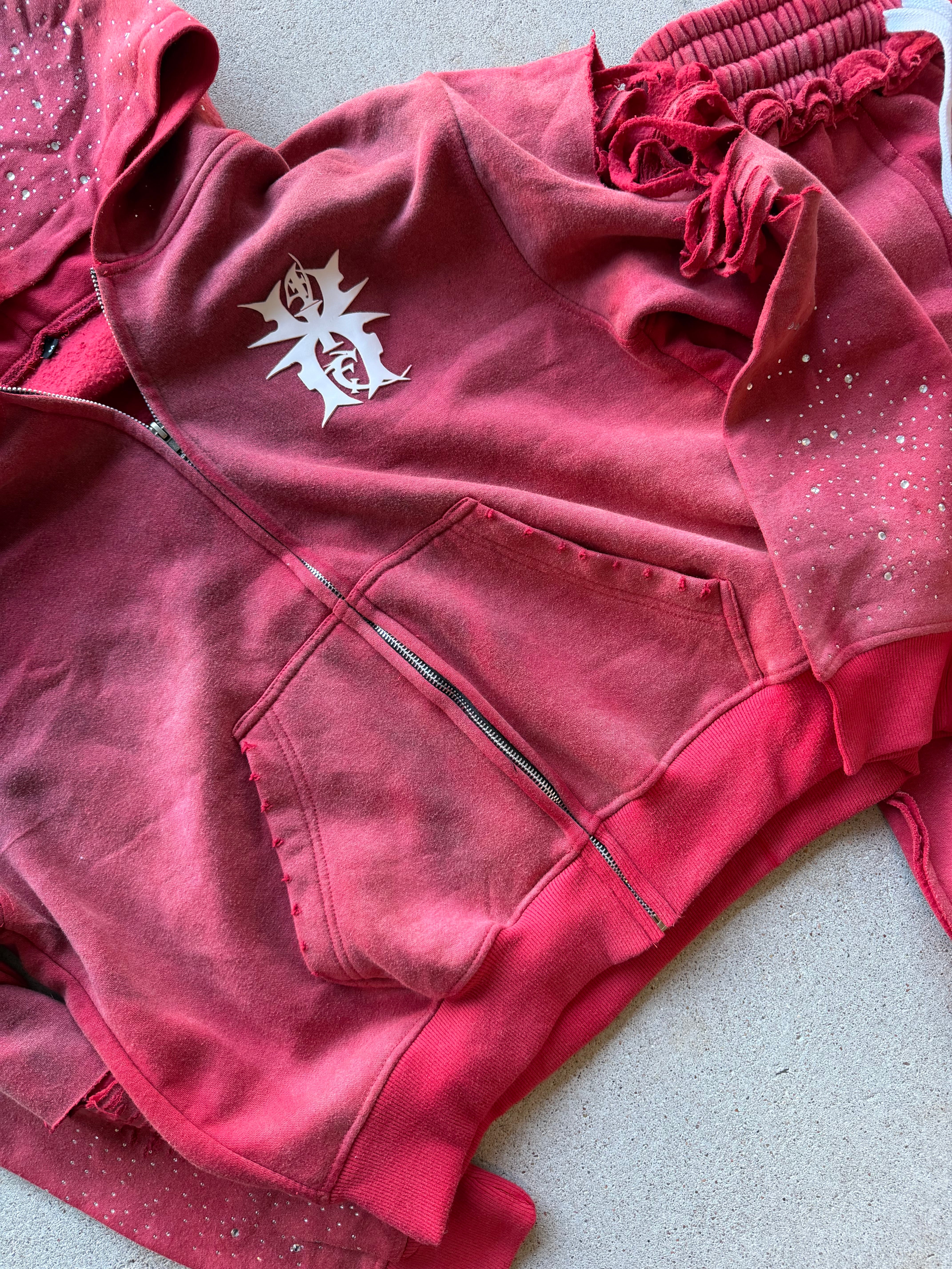 SMOKEY RED NYAB SET   "KIDS"
