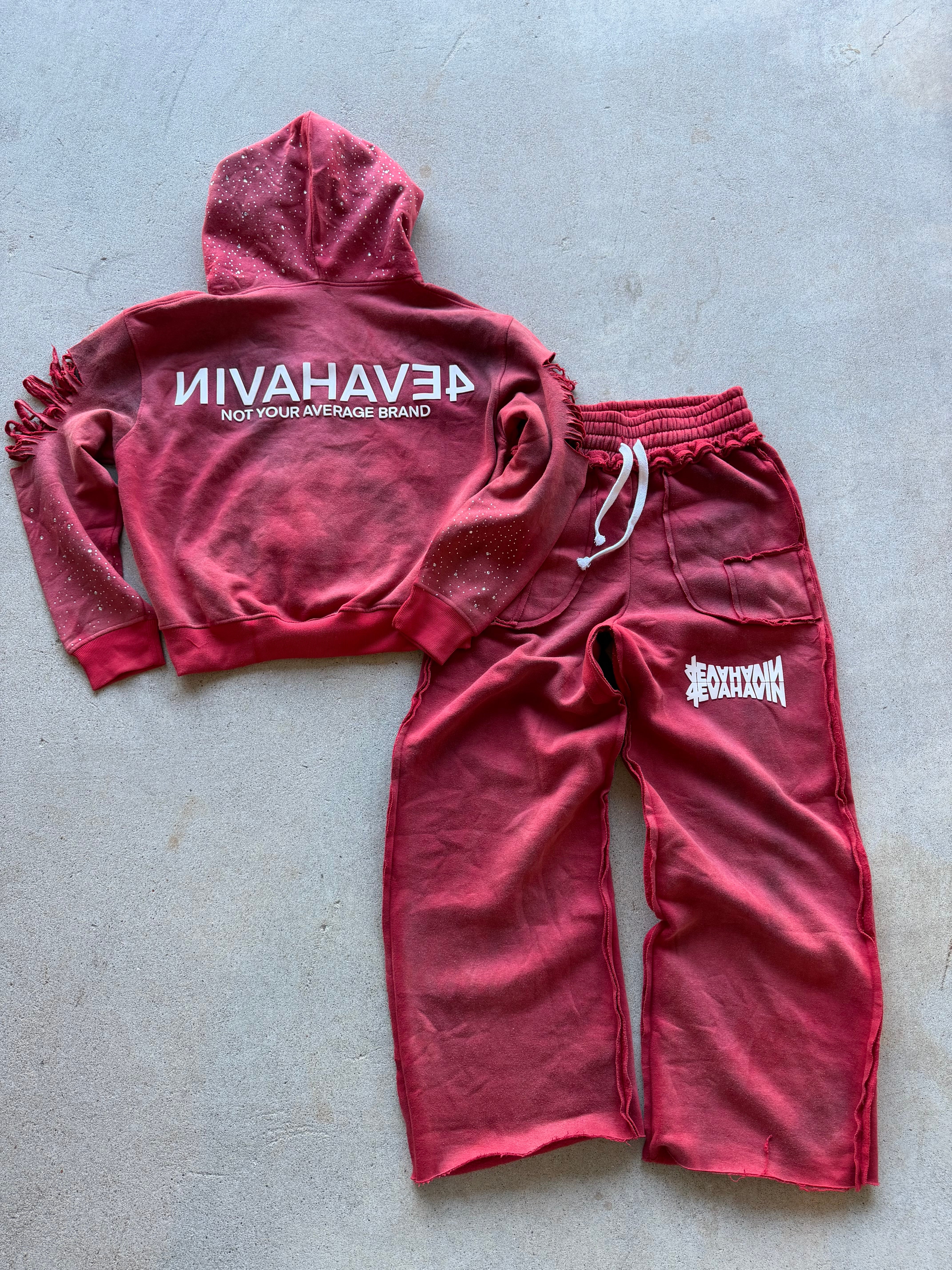SMOKEY RED NYAB SET   "KIDS"