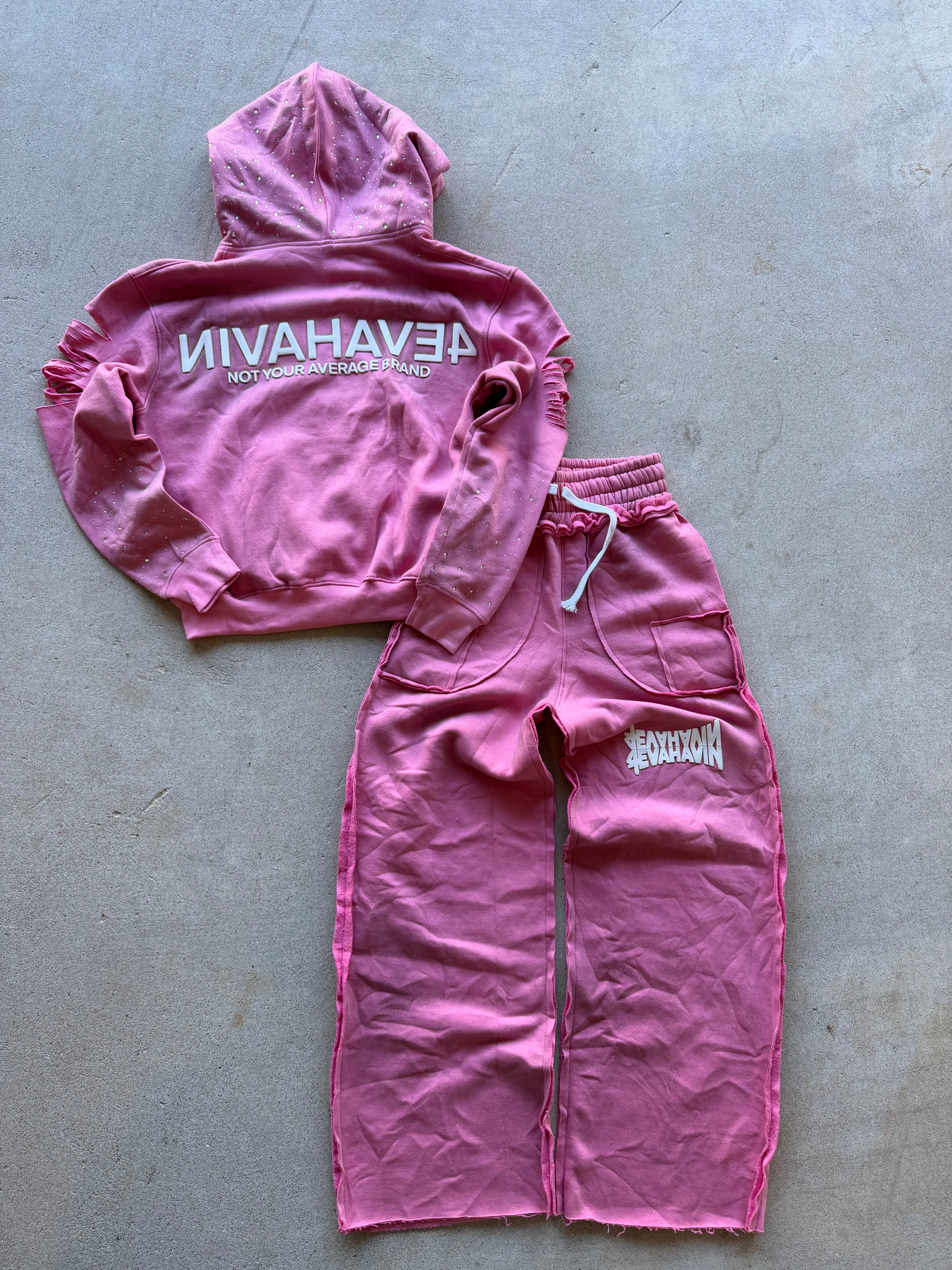 SMOKEY PINK NYAB SET
 "ADULTS"