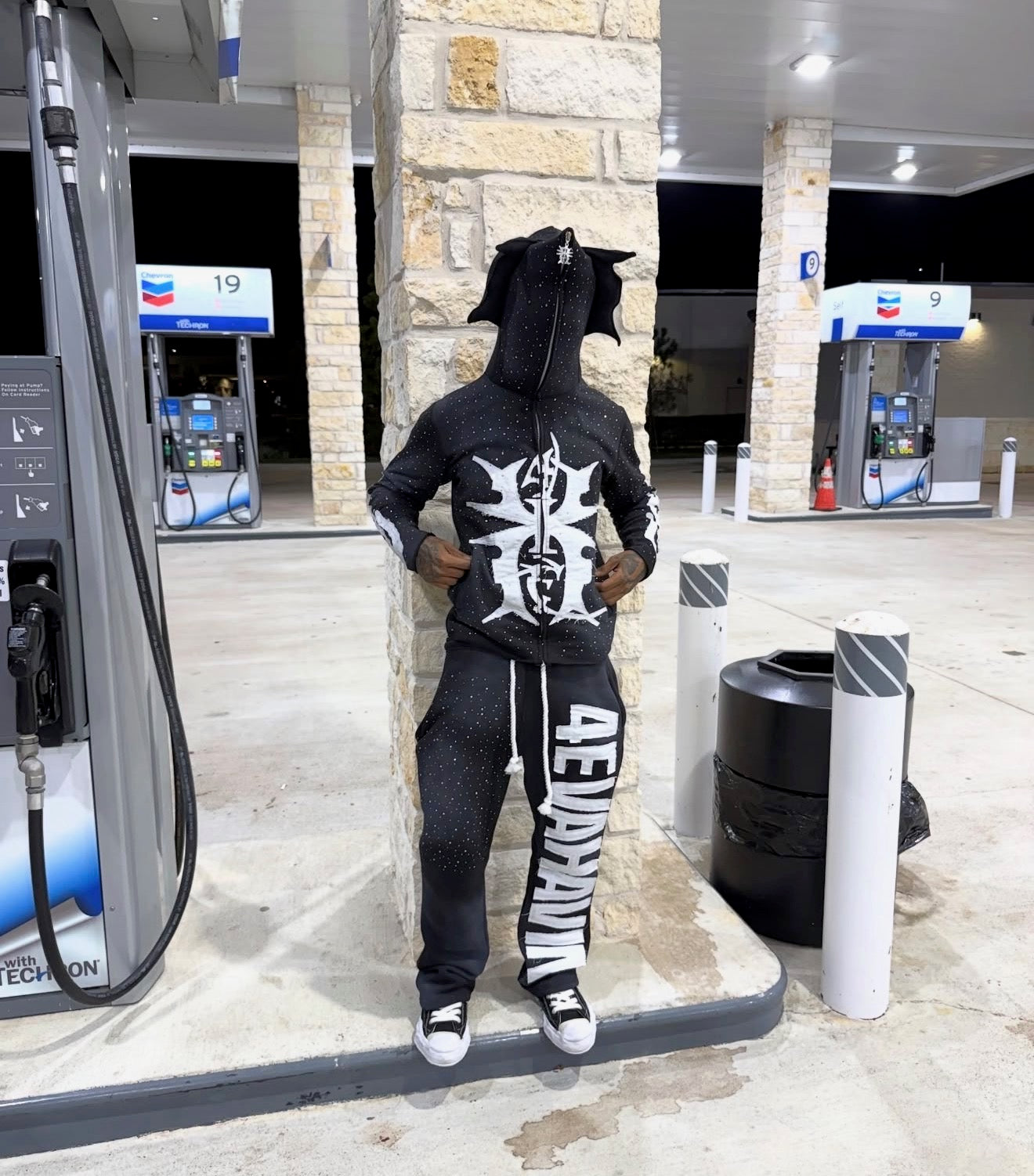 Black And White Full Zip Set "Kids"